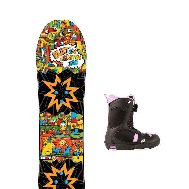 Beginner (Age 6 and Under) Snowboard Package - Kids Season