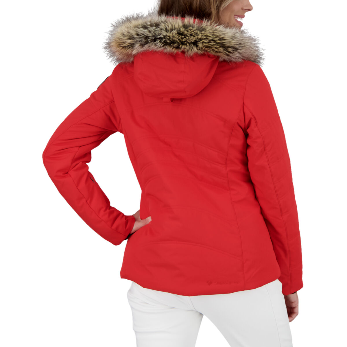 red ski coat womens