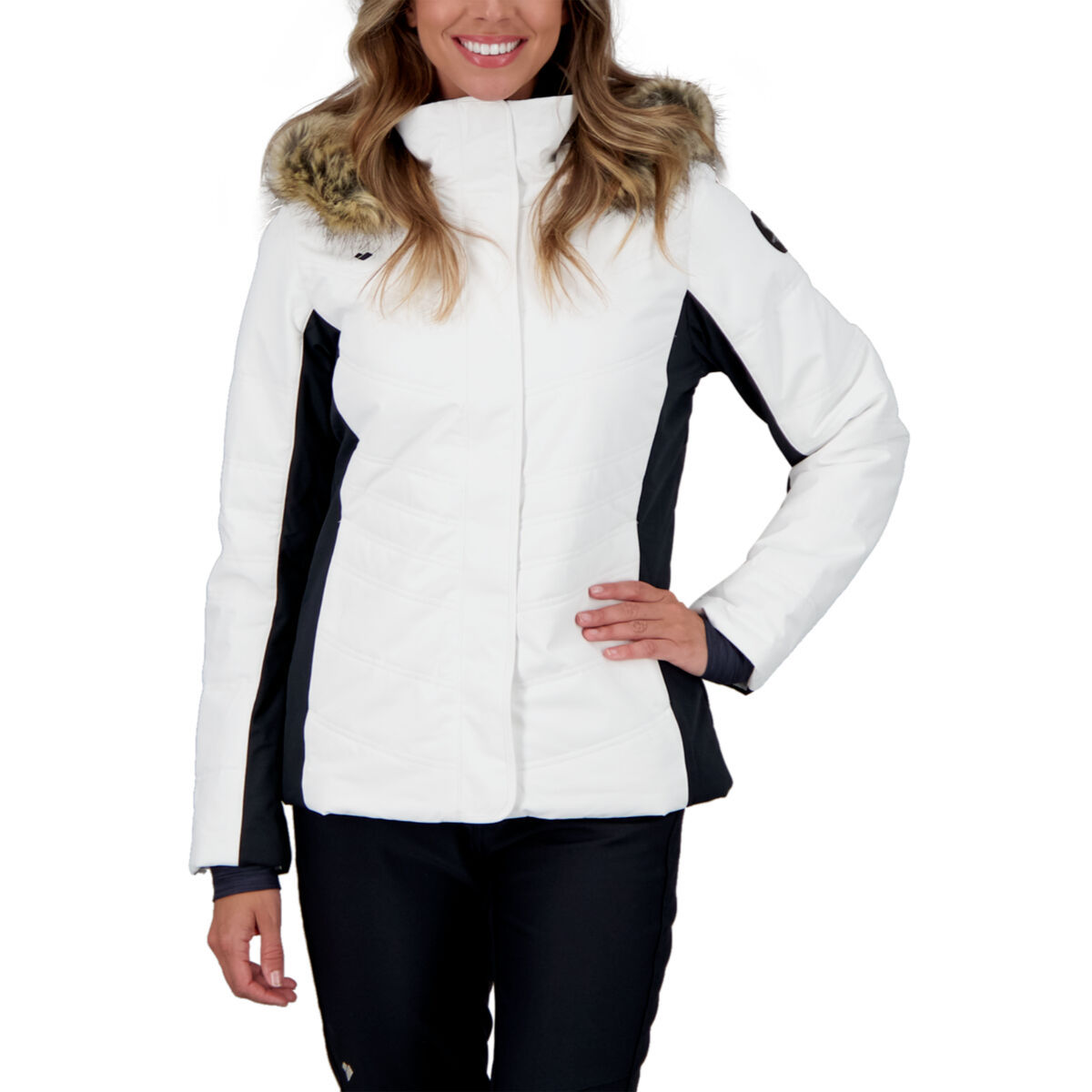 Obermeyer white best sale ski jacket