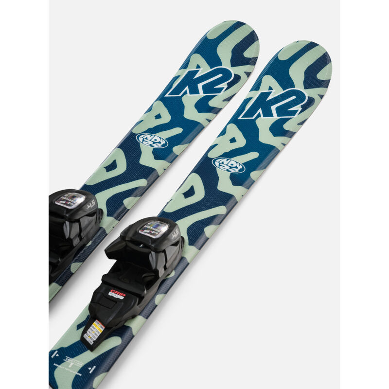 K2 Indy Skis + 4.5 Bindings Kids image number 2