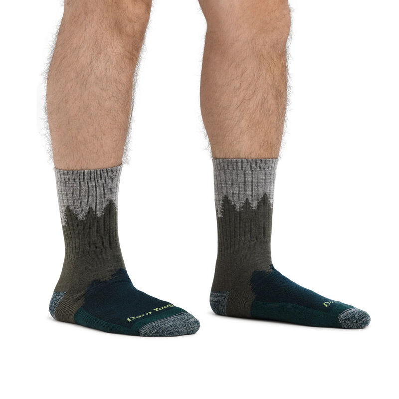 Darn Tough Number 2 Micro Crew Midweight Hiking Sock Mens image number 1