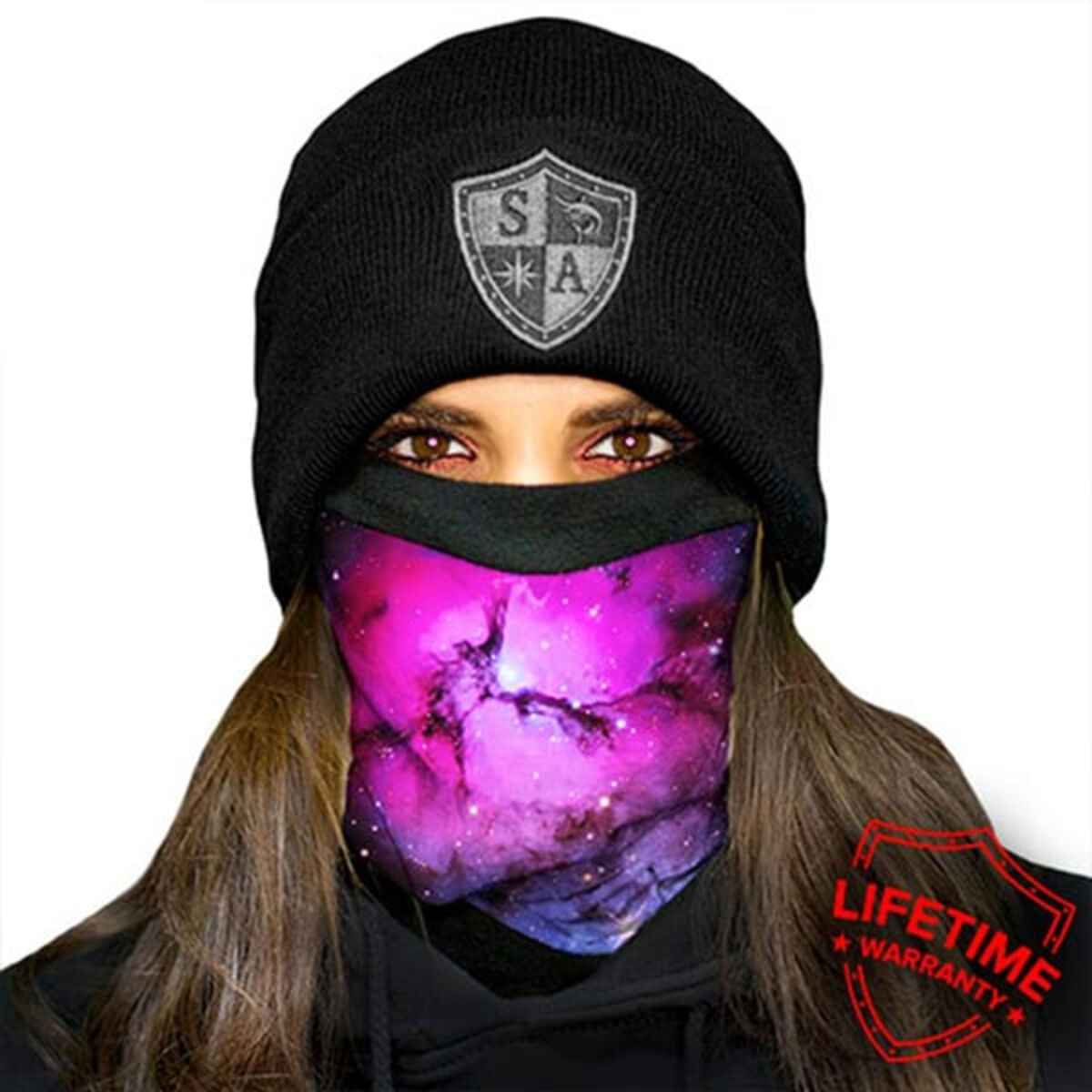 fleece lined face shield