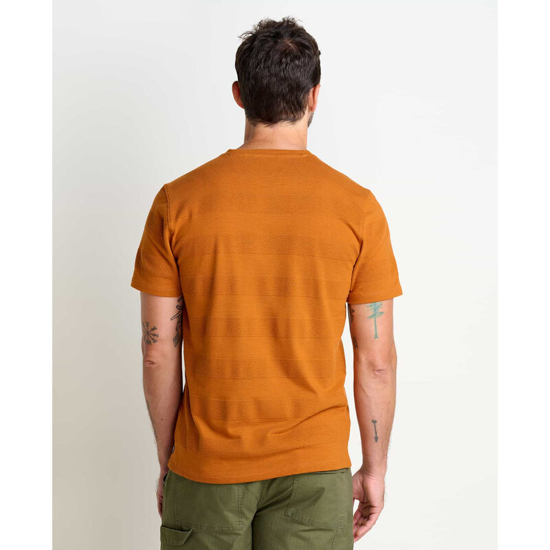 Toad&Co Tempo Dobby Short Sleeve Crew Mens image number 1