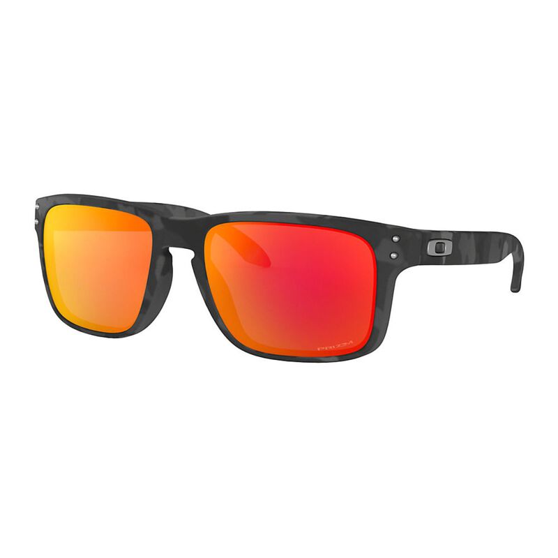 Oakley Holbrook Sunglasses Black Camo/Prizm Ruby image number 0