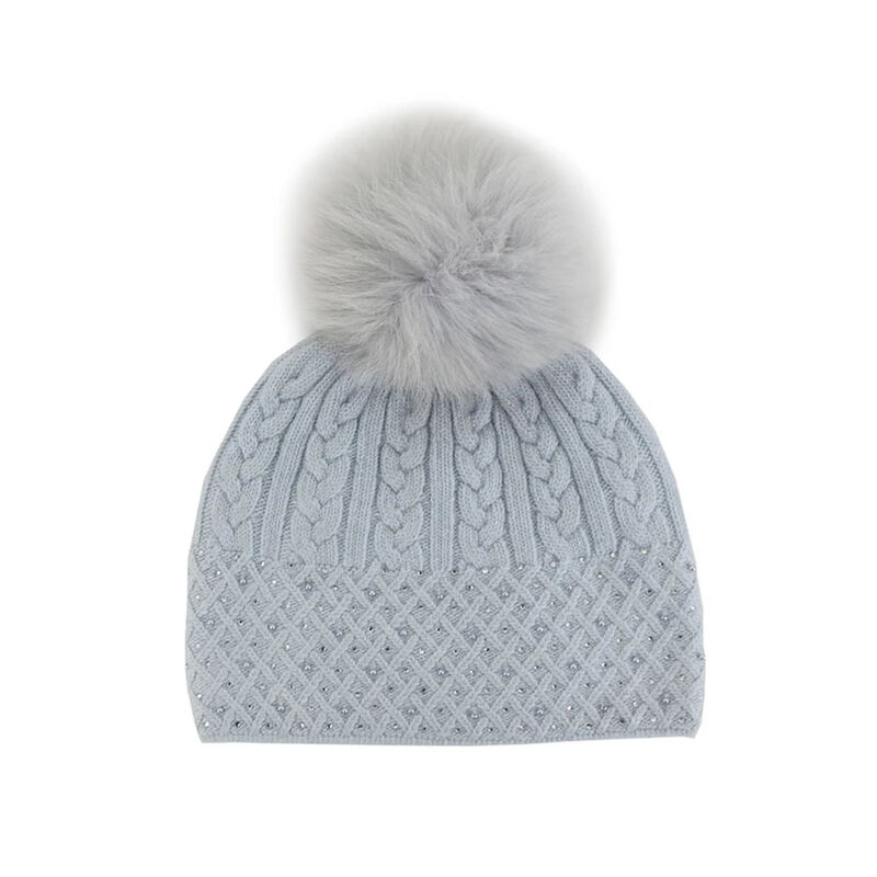 Mitchies Matchings Cable and Diamond Beanie Womens image number 0