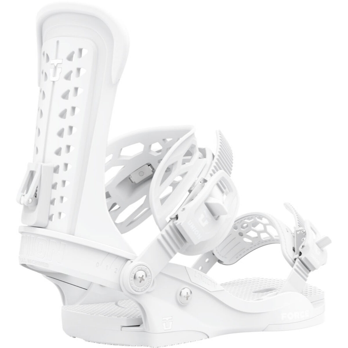 white snowboard bindings