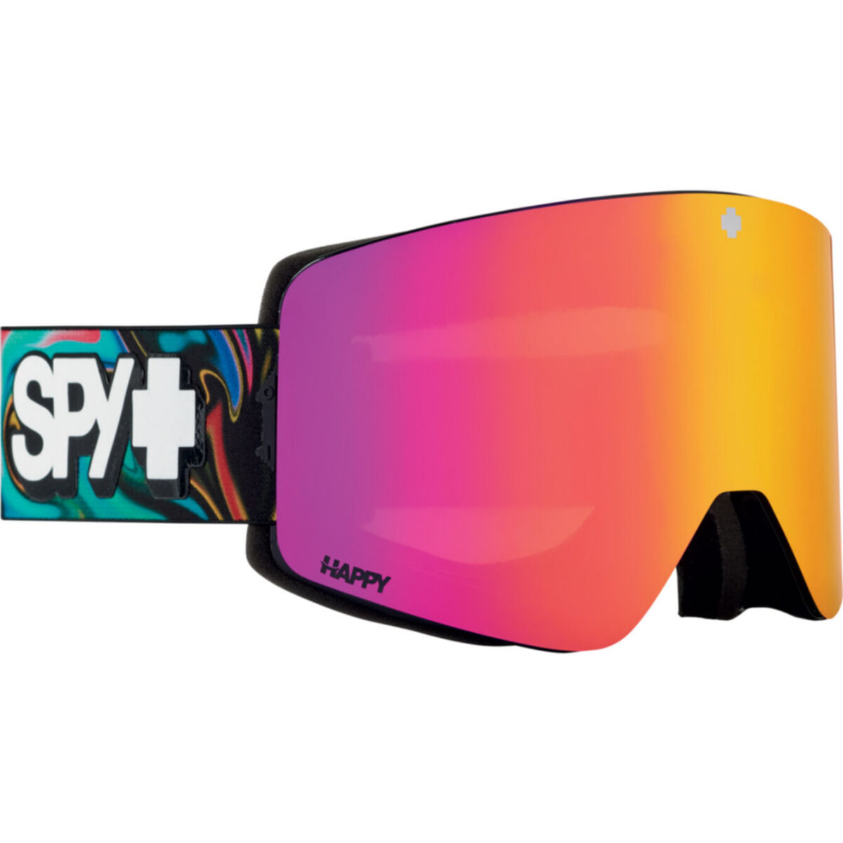 Spy Marauder Goggles + Happy Bronze w/ Pink Spectra Mirror Lens