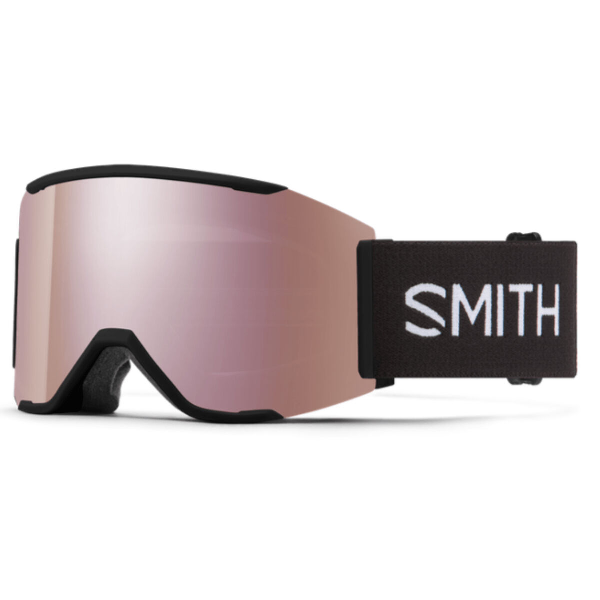Smith Squad MAG Low Bridge Fit Goggles + ChromaPop Everyday Rose