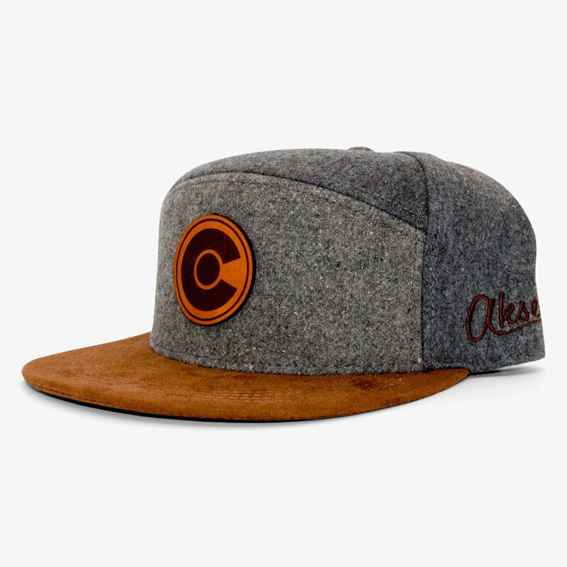 Aksels CO Leather C Camper Snapback Hat image number 1