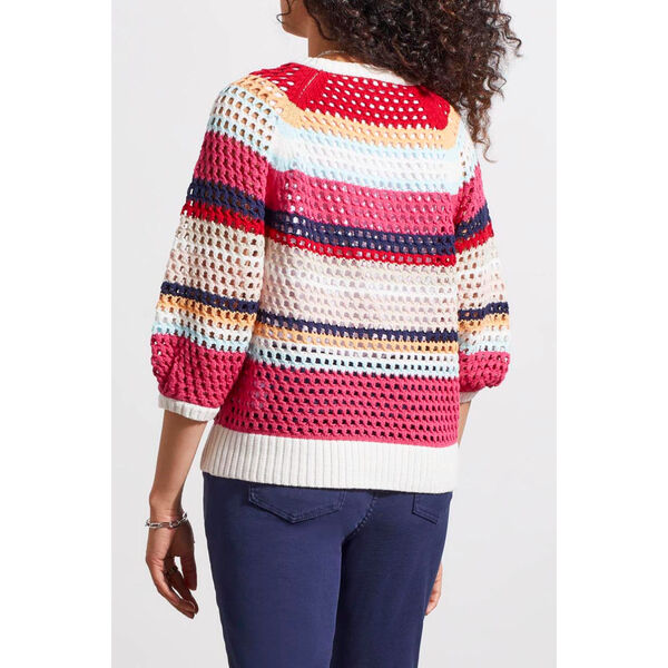 Tribal Cotton Crew Neck Womens