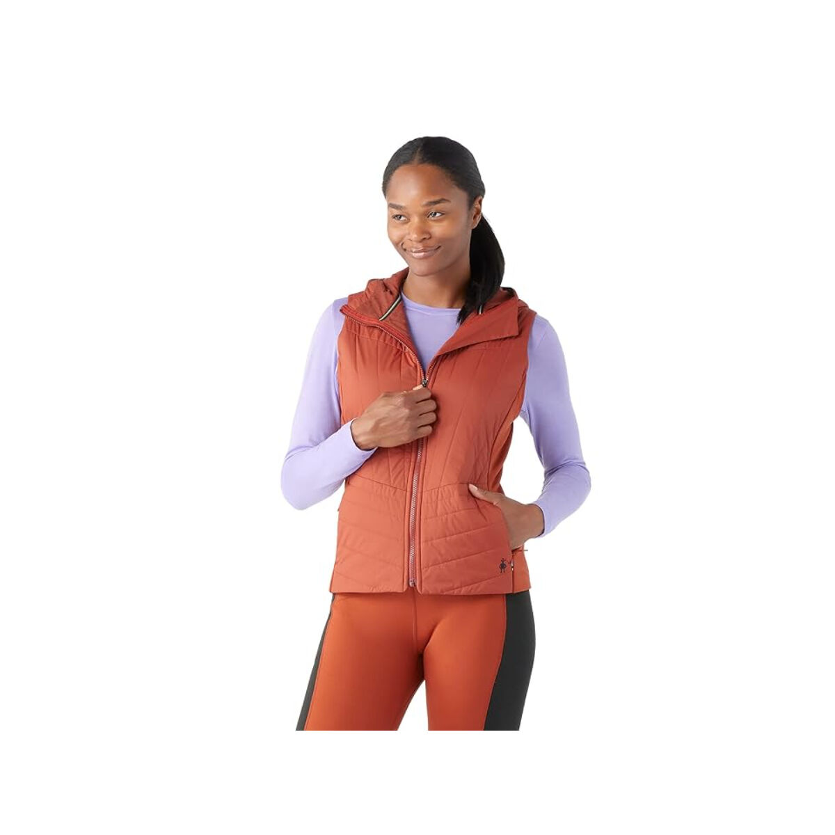 Smartwool Smartloft 150 Woodsmoke Merino Wool Blend Puffer 2024 Vest Womens XS NEW