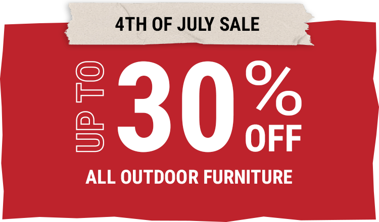 4th of july patio sale up to 30% off all patio furniture