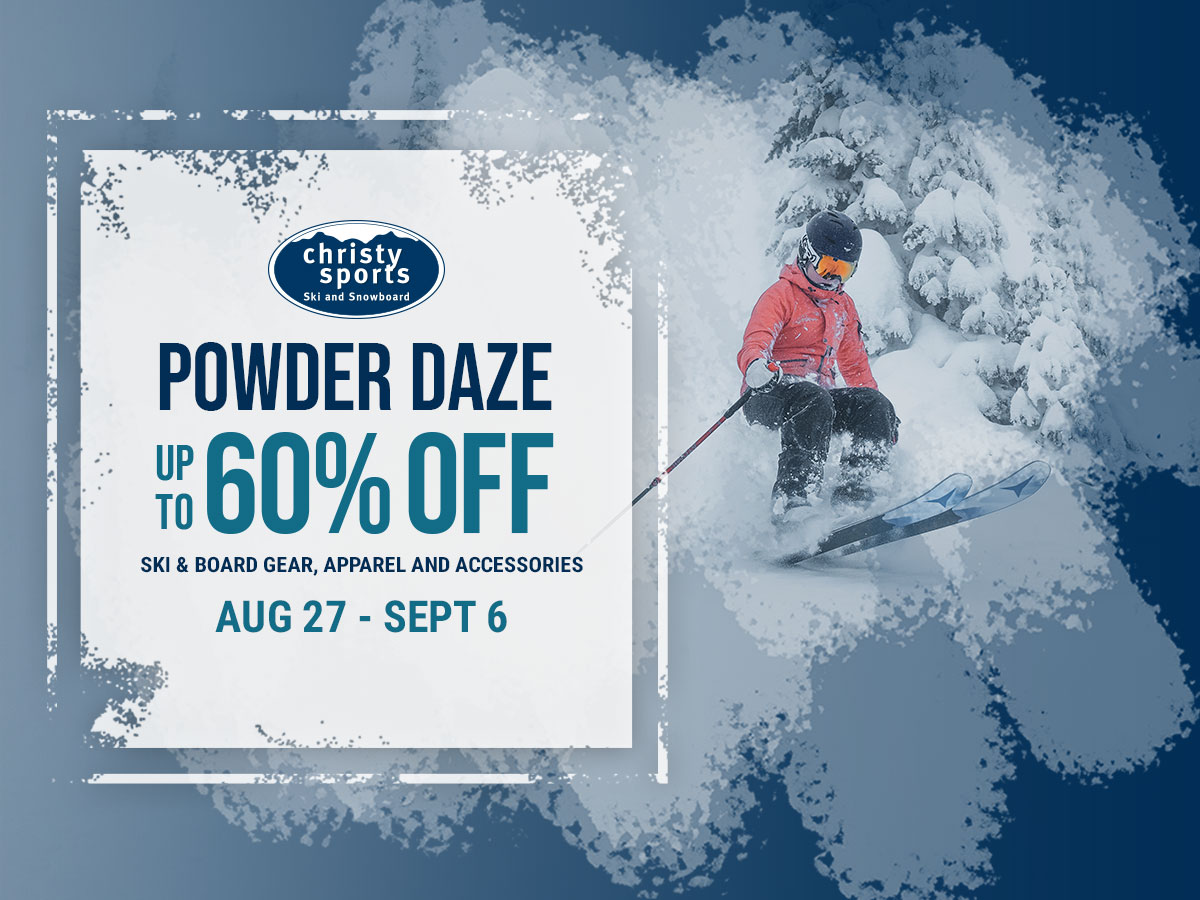 Christy Sports Powder Daze is Back and Now the Only Large Scale Ski and Snowboard Clearance of Its Kind | Christy