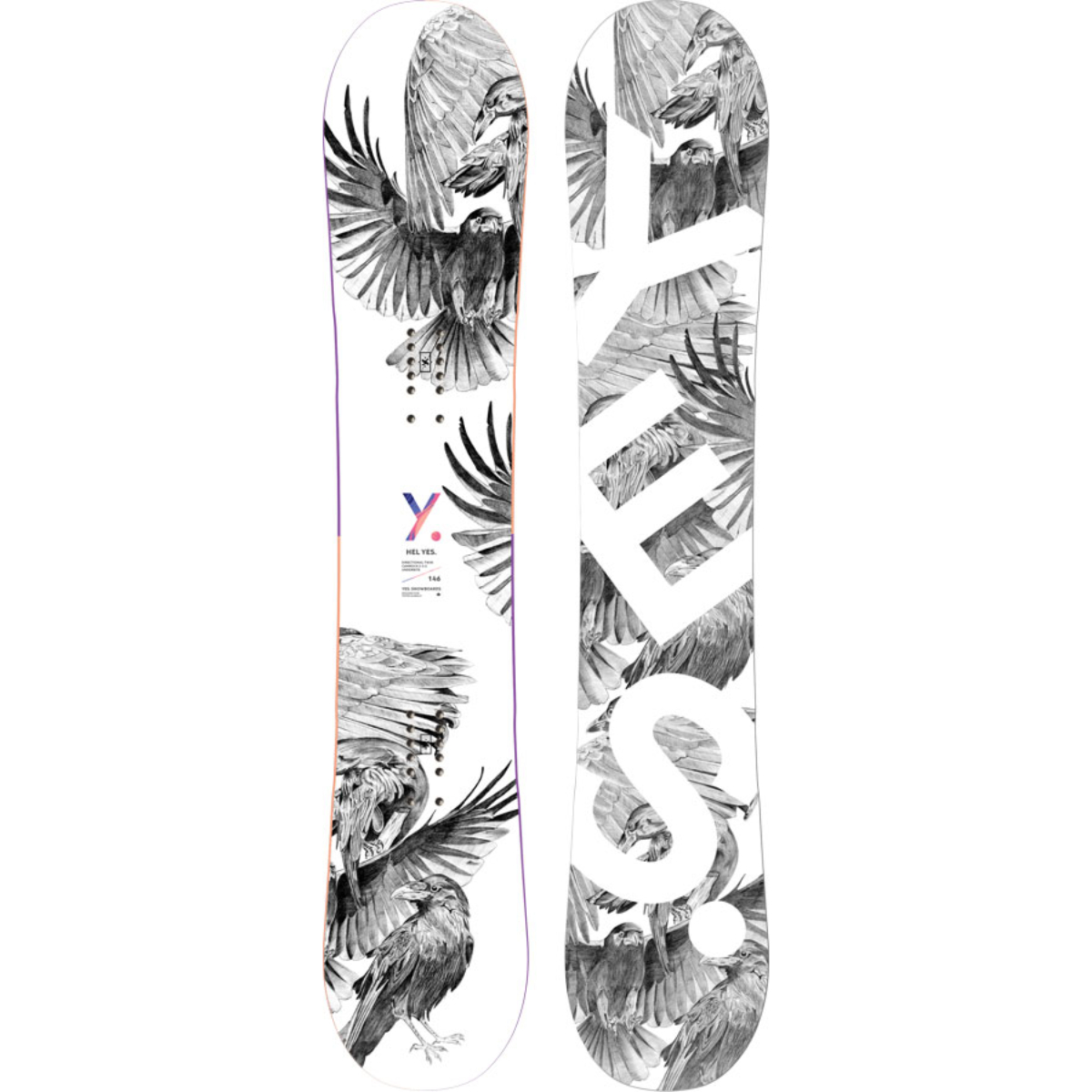 Yes. Hel YES Snowboard Womens