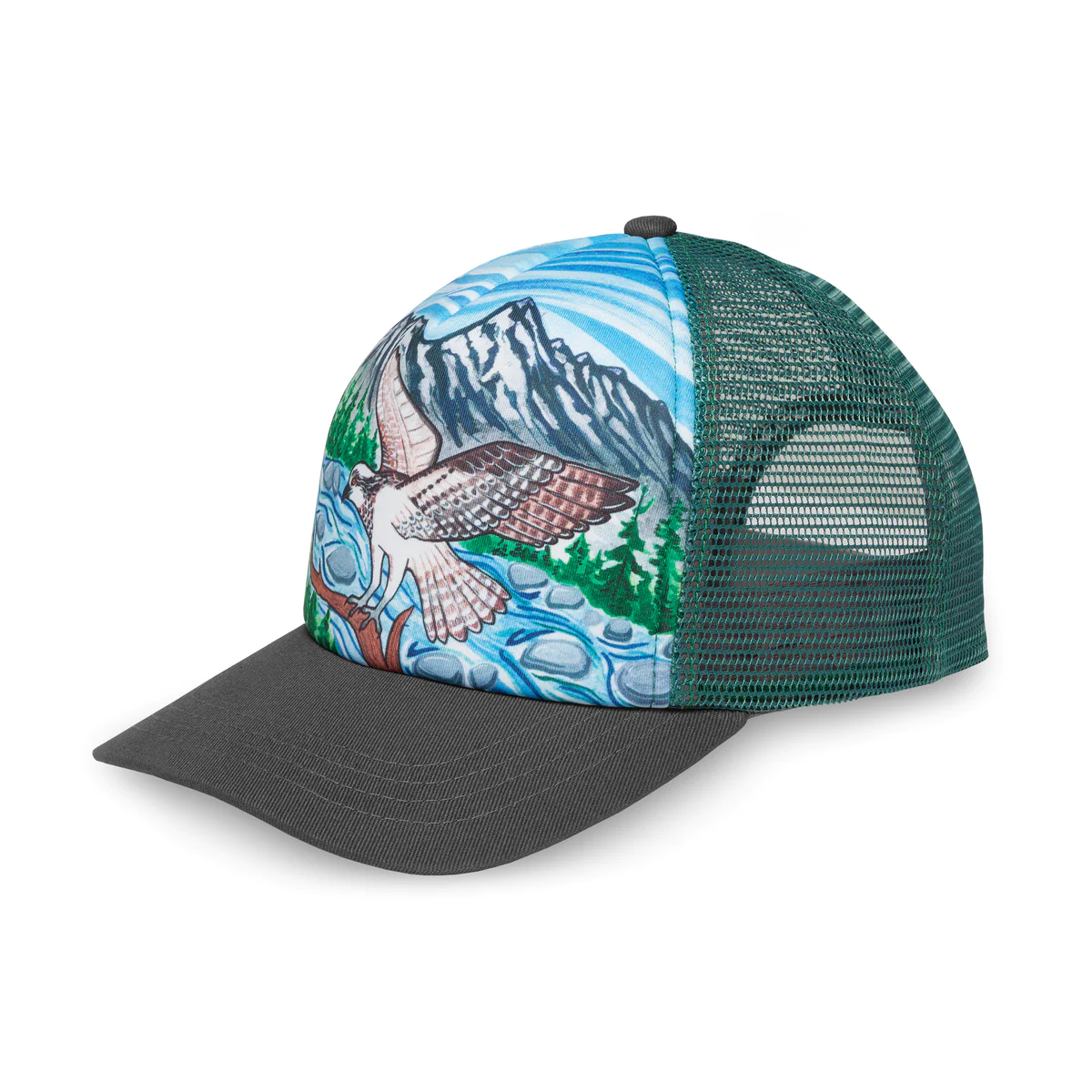 Fish On A Bike Trucker Hat