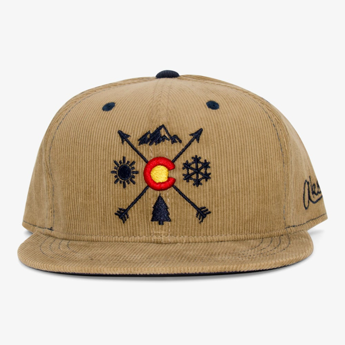 Vail Resorts Corduroy Strapback Hat — Aksels