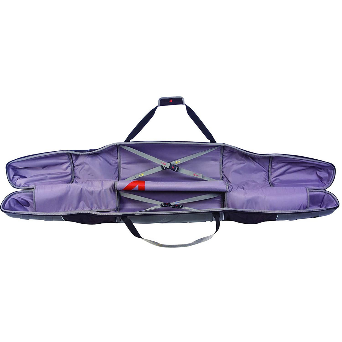 Athalon Molded Wheeling Double Ski Bag Christy Sports