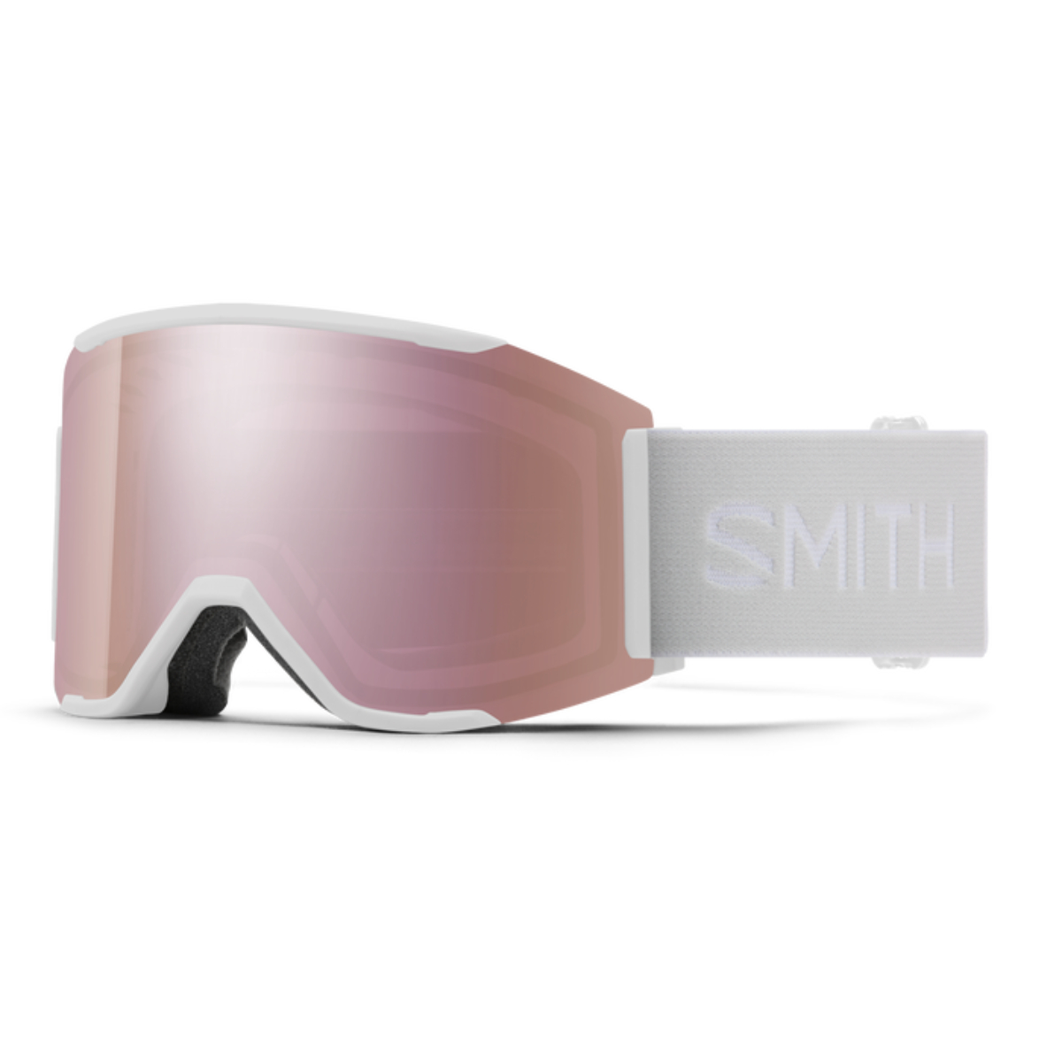 Smith Squad MAG Low Bridge Fit Goggles + ChromaPop Everyday Rose